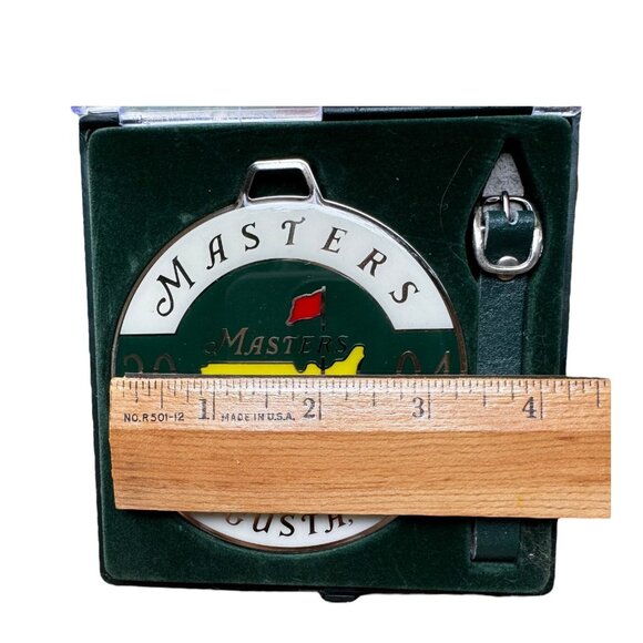 2004 Masters Golf Tournament Augusta GA Bag Tag Collectible Souvenir Orig Case - Picture 8 of 8